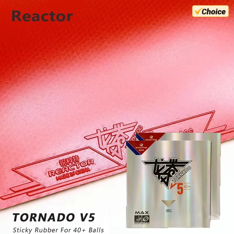 Table Tennis Club - مطاط تنس الطاولة REACTOR Tornado V5