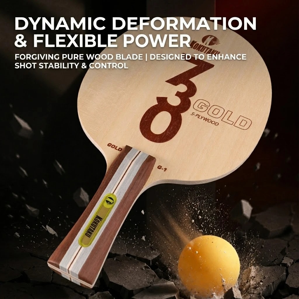 مضرب تنس طاولة كوكوتاكو FL 730 - مراجعة Table Tennis Rubber وسعره
